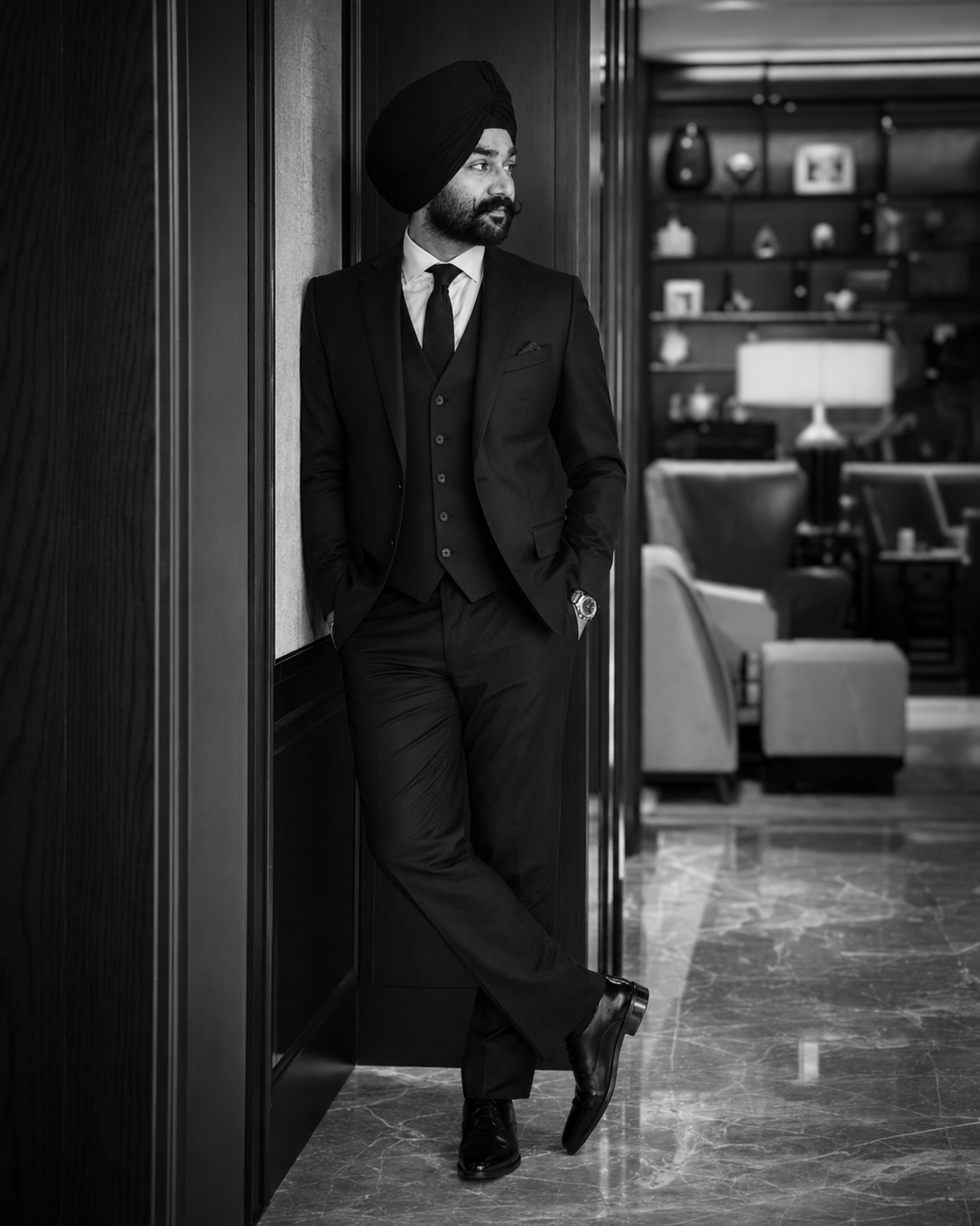 Editorial portrait of Mani Garcha